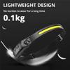 New Wave Sensing COB Headlight Outdoor Cycling Light USB Charging Night Running Light LED Strong Headlight