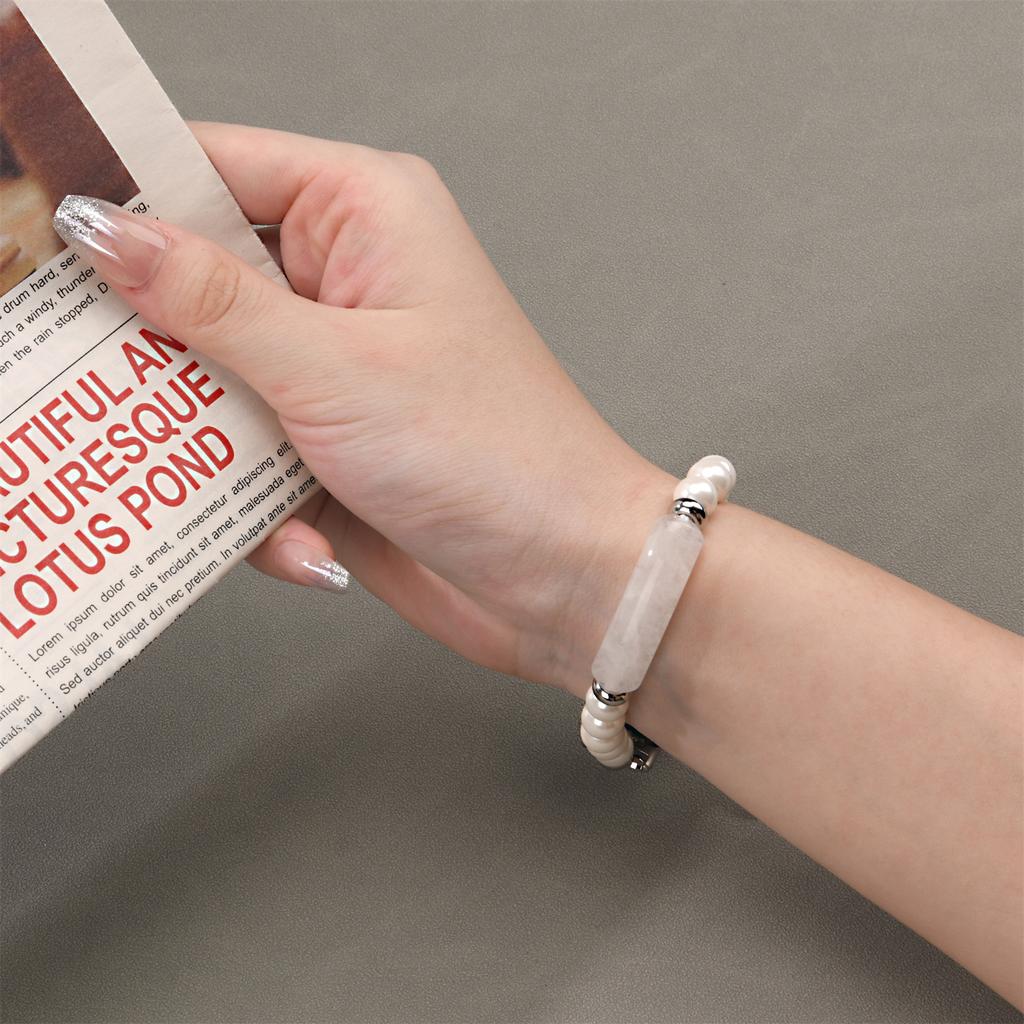 For Xiaomi Smart Band 9/8 Watch Strap Stylish Beaded Bracelet Wrist Band