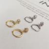 S925 Silver Zircon Diamond Earrings: Simple, Elegant, All-Match Ear Jewelry