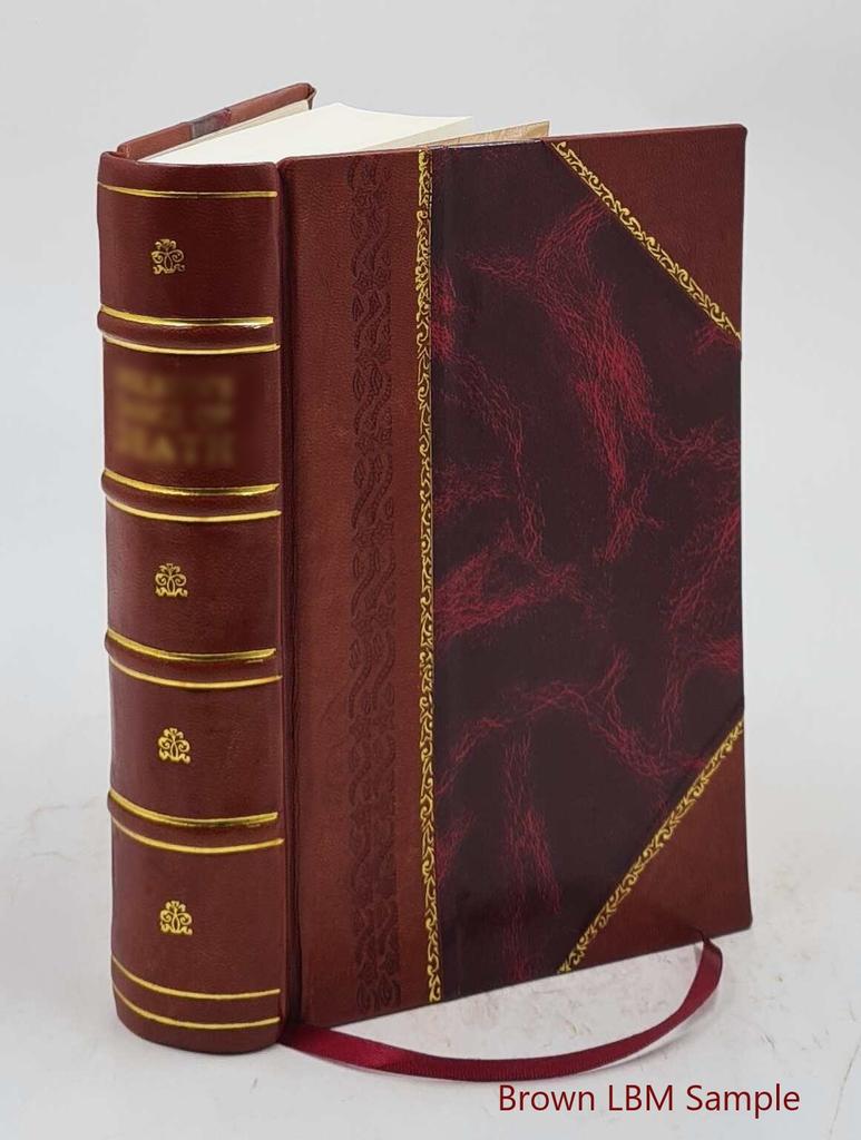 Description Topographique, Physique, Civile, Politique Et Historique De La Partie Francaise De L'isle Saint-Domingue Volume 1 1797 [Leather Bound] by