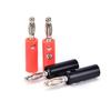 10pcs/set Portable Banana Plug Banana Connector Plugs General 4mm Nickel Plated
