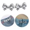 Bowknot Button Pins Jean Waist Buckles Detachable Pants Waist Tightener Jean Buttons Pins Adjustment Waist Buckles