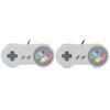 2 Generic Super Nintendo SNES SFC Controllers