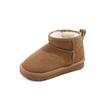 New Children's Winter Boots Thickened Plush Girls Cotton Boots Warm Versatile Solid Color Kids Causal Boy Snow Boots Non-slip