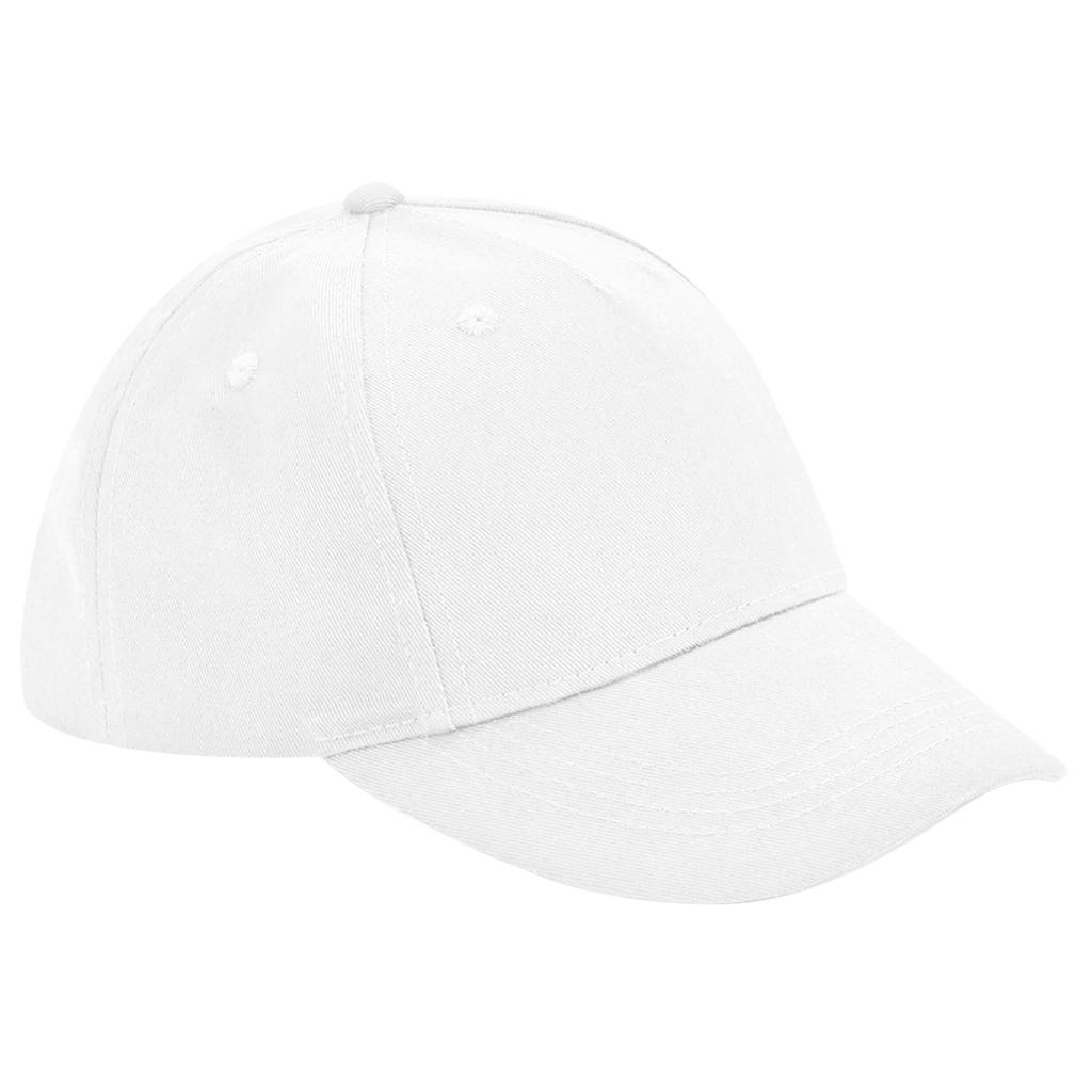 Beechfield Childrens/Kids Organic Cotton 5 Panel Baseball Cap