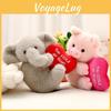 Heart Pig Steal Elephant Plush Toy Animal Stuffed Doll Cartoon Decoration Gift
