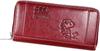 [SNOOPY] Long Wallet with Accordion Card Holder and Coin Purse (wine Red)