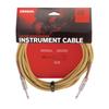 Shielded Cable Custom Series Braided Instrument Cable Tweed D'Addario (Guitar Shield) PW-BG-20TW (6.1m S-S) []