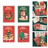 4Pcs Pocket Notebook Christmas Themed Notebooks Small Notepads Journal 128Pages Lined for Journaling Drawing Writing