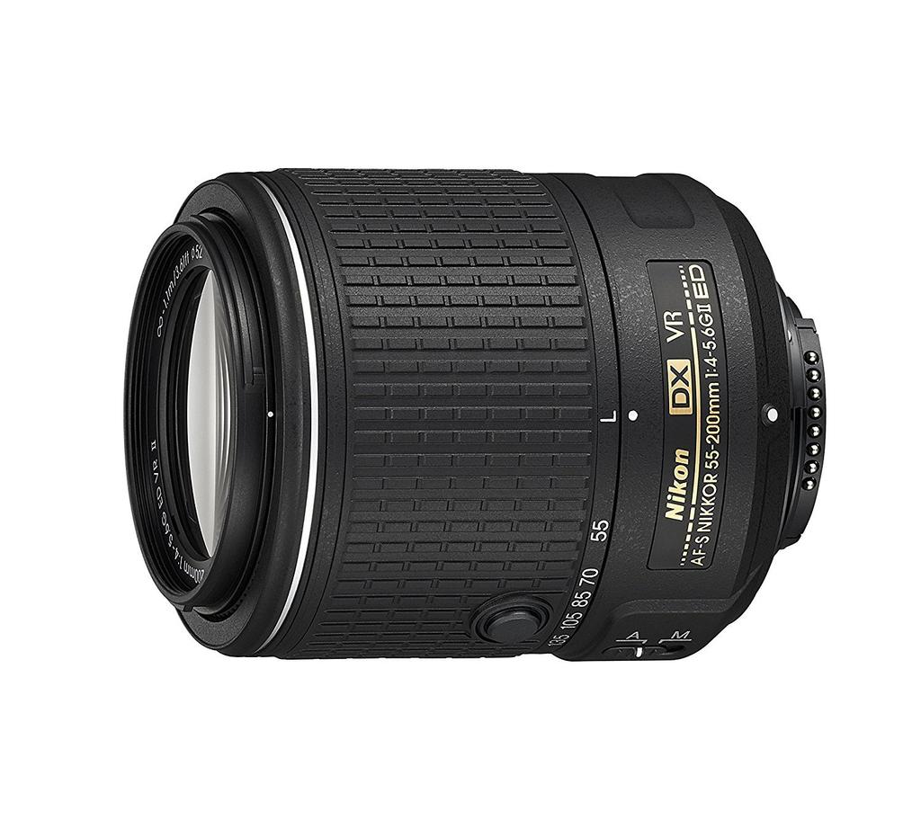 Nikon Telephoto Zoom Lens DX VR Zoom Nikkor ED For Nikon DX Format Only AF-S 55-200mm f/4-5.6G