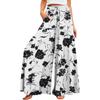 Women's Summer Wide Leg Pants High Waisted Flowing Pockets Fashion Casual Casual Bohemian Printed Beach Pants