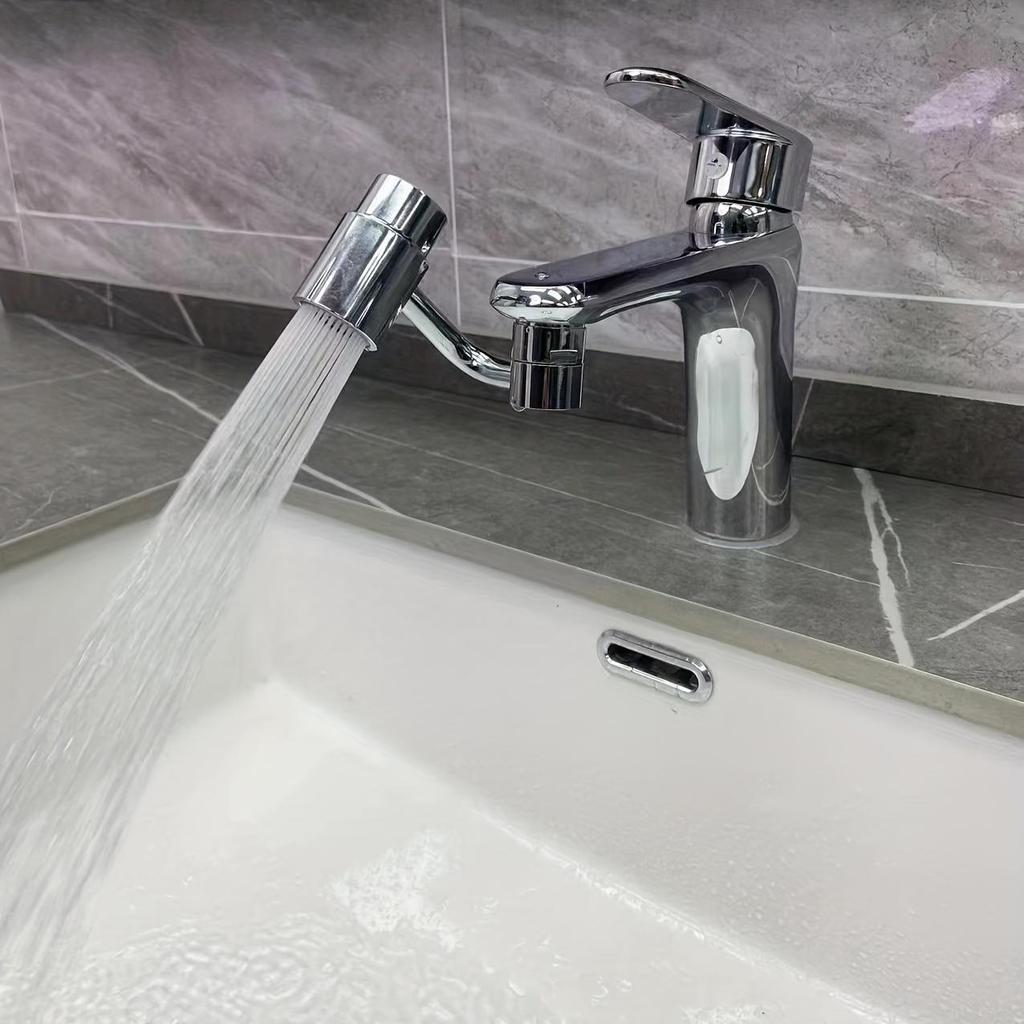 1080 Degree Rotating Stainless Steel Faucet, Splash-proof Mechanical Extension Arm For Bathroom Faucets, Enhance Your Bathing Experience