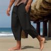 Beach Pants With Slit Cuffs For Comfortable And Breathable Casual Pants