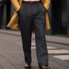 Men's Solid Color Simple Basic Casual Trendy Business Daily Knitted Suit Trousers Four Seasons New Fashion Male Clothes Pants