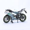1/12 Kawasaki NIJIA ZX6R Motorcycle Alloy Car Toy Model Front Wheel Left Right Steering Rear Wheel Suspension Vehicle Kids' Gift