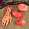 Halloween Horror Props Bloody Hand Haunted House Party Decoration Scary Fake Hand Finger Leg Foot Brain Heart Halloween Supplies