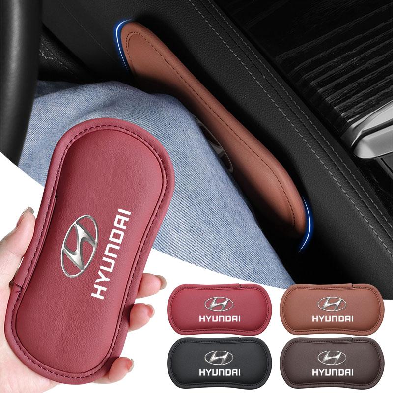1 шт. Кожаная автомобильная подушка Автомобильная накладка на колени Эластичная подушка для ног из пены с памятью для Hyundai Tucson Solaris I30 Creta IX35 I40 IX20 Veloster