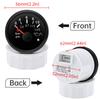 Red Backlight 0-5 Bar 52mm Oil Pressure Gauge+Sensor with Flashing Alarm 0~10 Bar Oil Press Meter for Auto Car Marine 12V 24V
