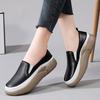 2025 Thick-soled Color Matching Casual Little White Shoes Light and Lazy One-pedal Loafers Soft-soled Comfortable Maternity Shoes Single Shoes