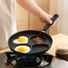 3/4 Hole Frying Pot Pan Non Stick Heart Shaped Pancake Steak Pan Breakfast Maker Cooking Egg Burger Pans Gas Induction Cooker