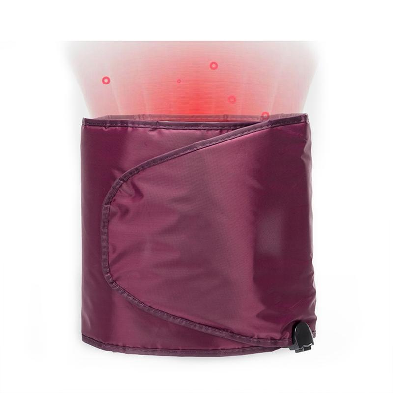 Electric Sauna Heating Belt Slimming Waist Warm Vibration Weight Loss Beauty Far Infrared Belly Trimmer Back Pain Relief Tool