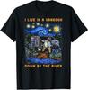 I Live In A Van-Gogh Down-By The River T-Shirt