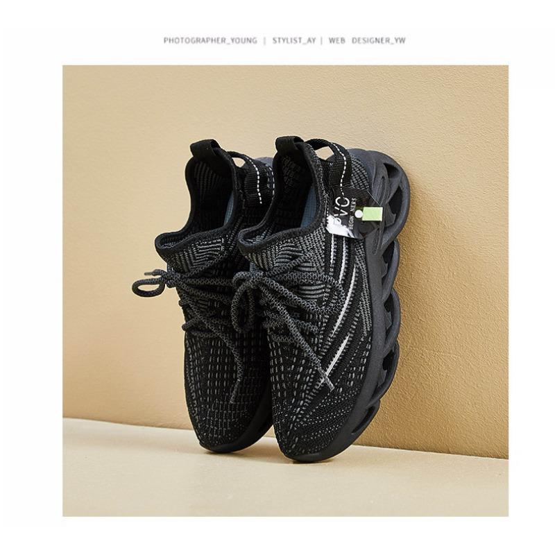 Breathable Sports Shoes for Women In Summer New Soft Soled Lightweight Non Slip Thick Soled Running Shoes Slimming and Shock-absorbing Coconut Shoes