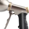 Garden Hose Nozzle Heavy Duty Metal Hose Nozzle with 9 Spray Patterns Leak-proof Water Sprayer with Anti-slip Handle for Cleaning Watering Car Washing