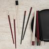 2 Pairs Tableware Alloy Useful Reused Sugar-coated Haws Diner Chopsticks Diner Chopsticks