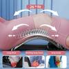 Waist Trainer Back Stretcher Adjustable Cervical Spine Lower Back Neck Pain Relief Massager Cushion Arch Lumbar Back Cracker Board Stretching Device