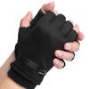 Half-finger Gloves Men's Autumn and Winter Warm Velvet Thin