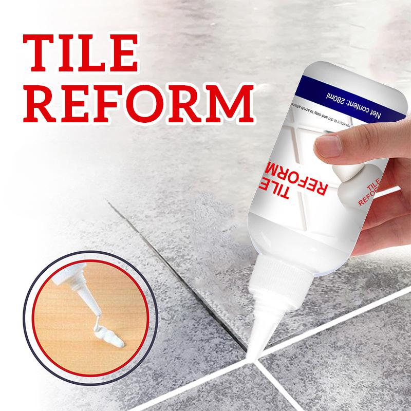 Waterproof Tile Grout Filler Sealant For Kitchen Bathroom White Joint Filler Restore And Update Tile Joint Lines, Crevices, Grout Pens