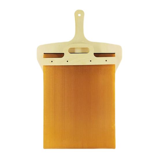 Pizza Sliding Shovel with Wooden Handle Double-Sided Wood Pizza Spatula Non-Stick Paddle for Indoor Outdoor Ovens