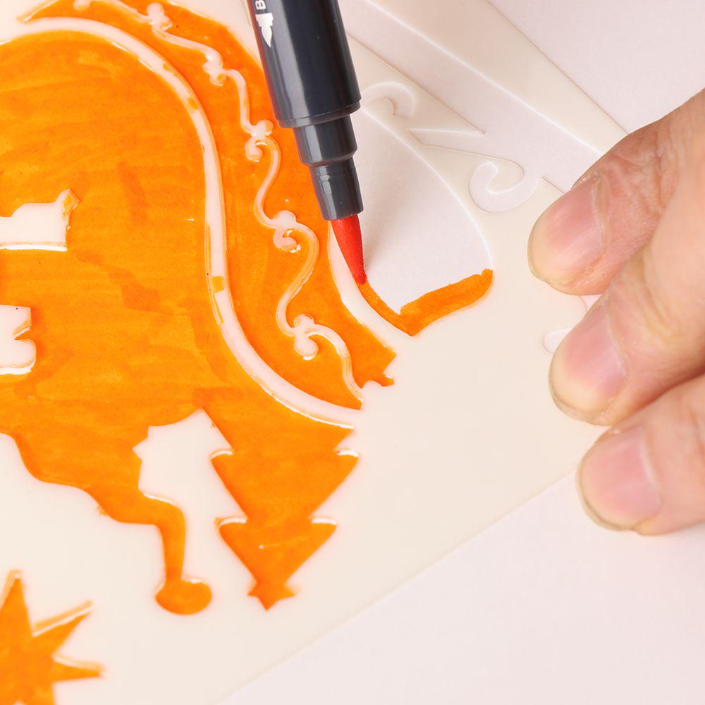 Layering Paper Card Wall Painting Scrapbooking Flower Template Embossing Christmas Hollow Stencils