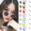 Punk Circle Shades UV400 Protection Hippie Sun Glasses Eyewear for Party/Beach/Travel/Streetwear