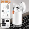 20-in-1 Keyboard Cleaning Kits Cleaner Phone Headset Cleaning Tool Set Cleaner Pen Computer Laptop Screen Cleaning Brush Keycap Puller