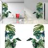 Tropical Plant Monstera Leaves Wall Stickers Removable Waterproof Vinyl Art Decals For Living Room Bedroom Decor Wallpaper