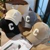 Women's Autumn/Winter Corduroy C Letter Baseball Cap - Internet Celebrity Style Duckbill Hat
