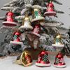 Christmas Plastic Bell Hanging Ornament Christmas Tree Bell Pendent