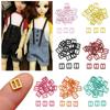 Stuffed Toys Mini Ultra-small Doll Bags Accessories Tri-glide Buckle Belt Buttons Diy Dolls Buckles