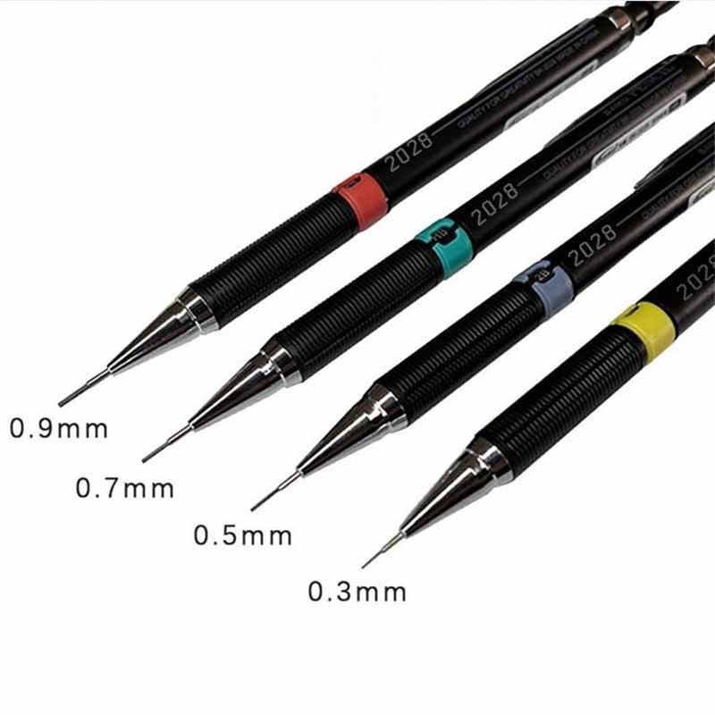 0.3/0.5/0.7/0.9mm Professional Drafting Pencil+Pencil Lead Set Mechanical Pencils for Art Sketching Technical Drawing & Students
