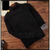Men's Retro Turtleneck Thickened Sweater Knitted Pullover Plus Size Tops