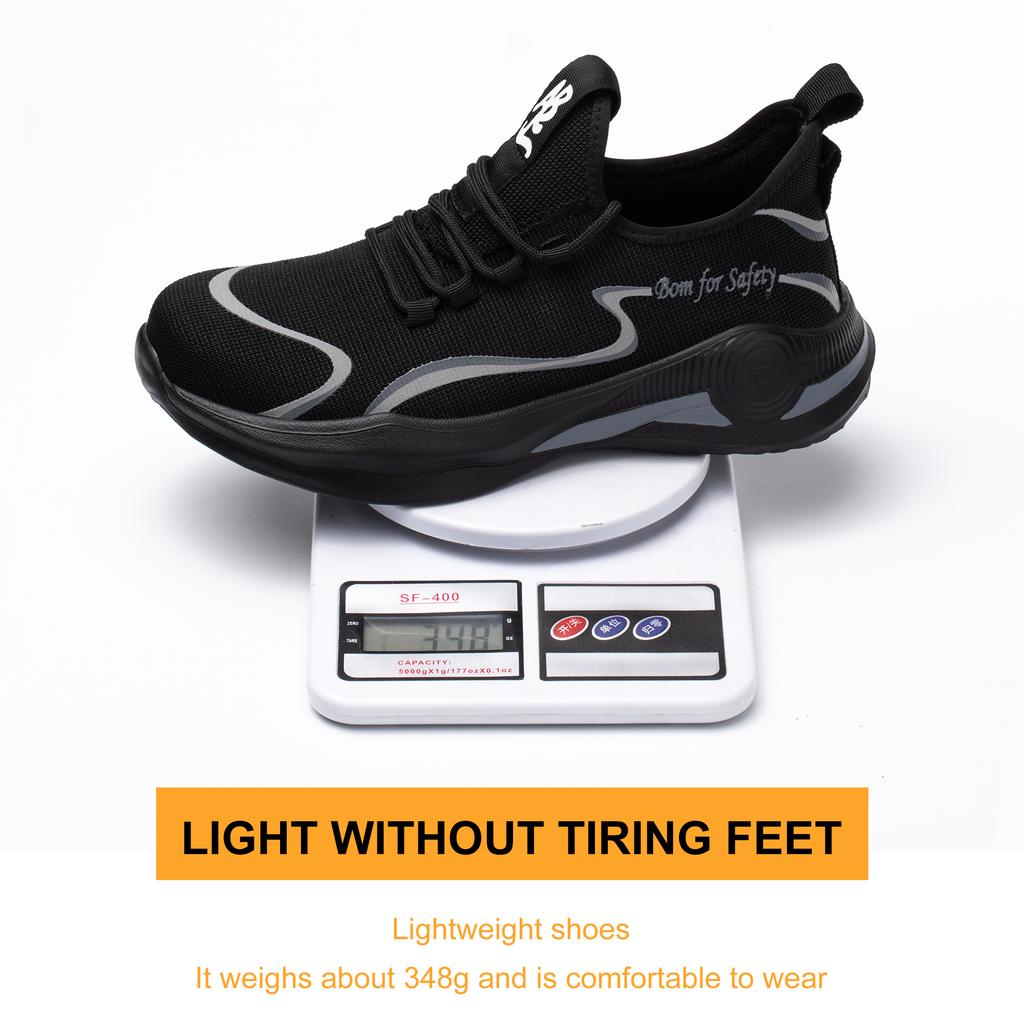 Work Boots Safety Steel Toe Shoes Men Safety Shoes Work Sneakers Indestructible Work Shoes For Men Steel Toe Cap Work Male Shoes