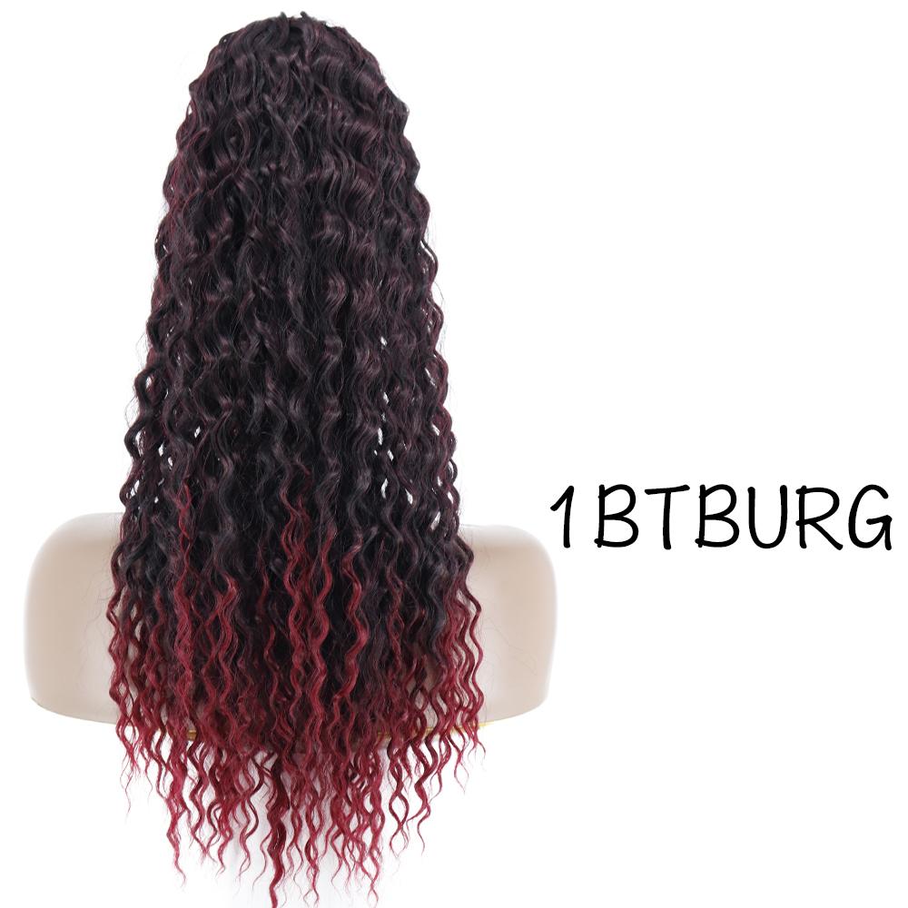 MERISIHAIR Synthetic Drawstring Ponytail Long Curly Ponytail Clip In Hair Extension Women Natural Black Hairpiece