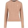 Polo Round Neck Long Sleeve Solid Color Sweater Women Sweater 211971795002
