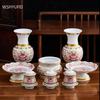 Buddhism Ceramics Water Supply Cup Traditional Ornaments Buddha Hall Offer Table Accessories Home Creativity Desktop Flower Vase