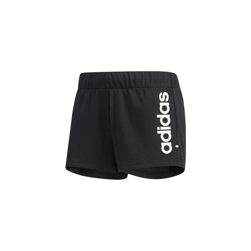 Adidas Neo W C+ Print Mid-Rise Loose Elastic Casual Shorts Women Shorts Black DW8005