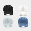Solid Color Denim Baseball Cap for Women Korean Casual Duckbill Cap for Men Summer Sun Protection Cap