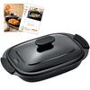 Hirosho Range Grill Microwave Cooking Grilled with 10 Recipes Pan, Utensil, Range, Fish,