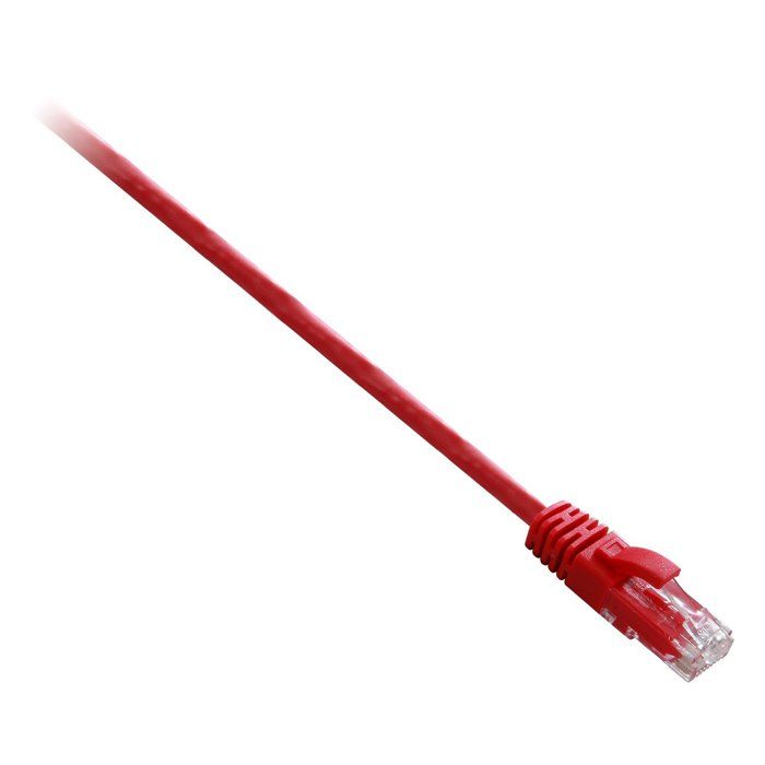 V7 Câble Réseau V7CAT6STP-05M-RED-1E - 5 M Catégorie 6 - Pour Modem, Routeur, Concentrateur, Panneau, Plaque Murale, PC